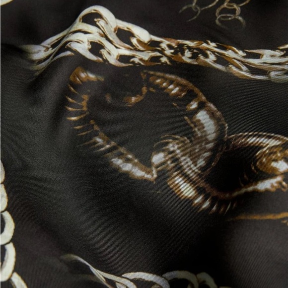 L'AGENCE Lesia Silk Back Long line Cardigan Duster Black Grunge maximalist xs - Picture 14 of 15